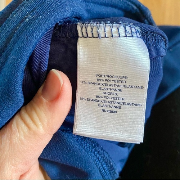 Lands End Active Knit Skort Navy Blue Size 3X - Picture 5 of 7